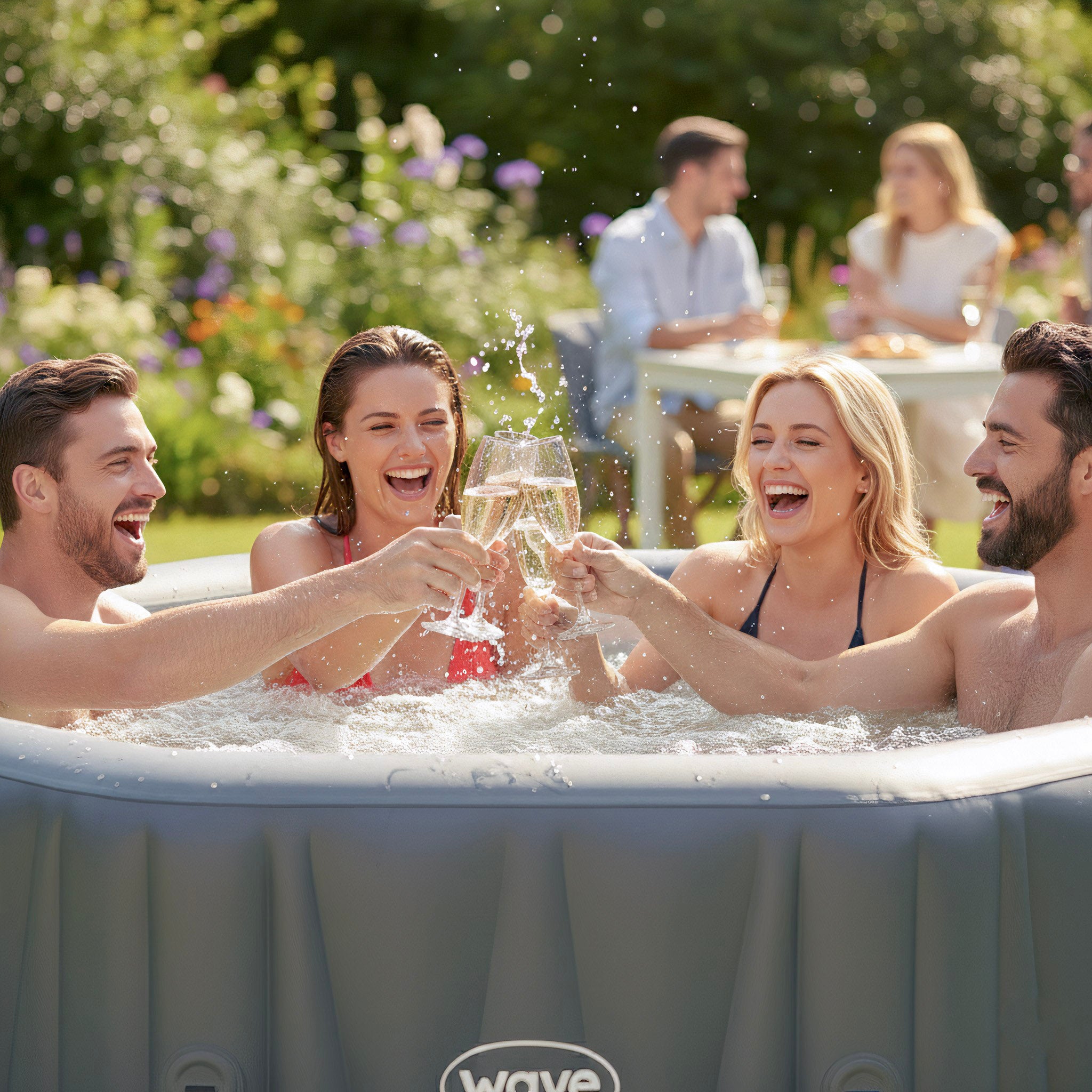 Aegean | 6-Person Inflatable Hot Tub | Built-In Integrated Heater