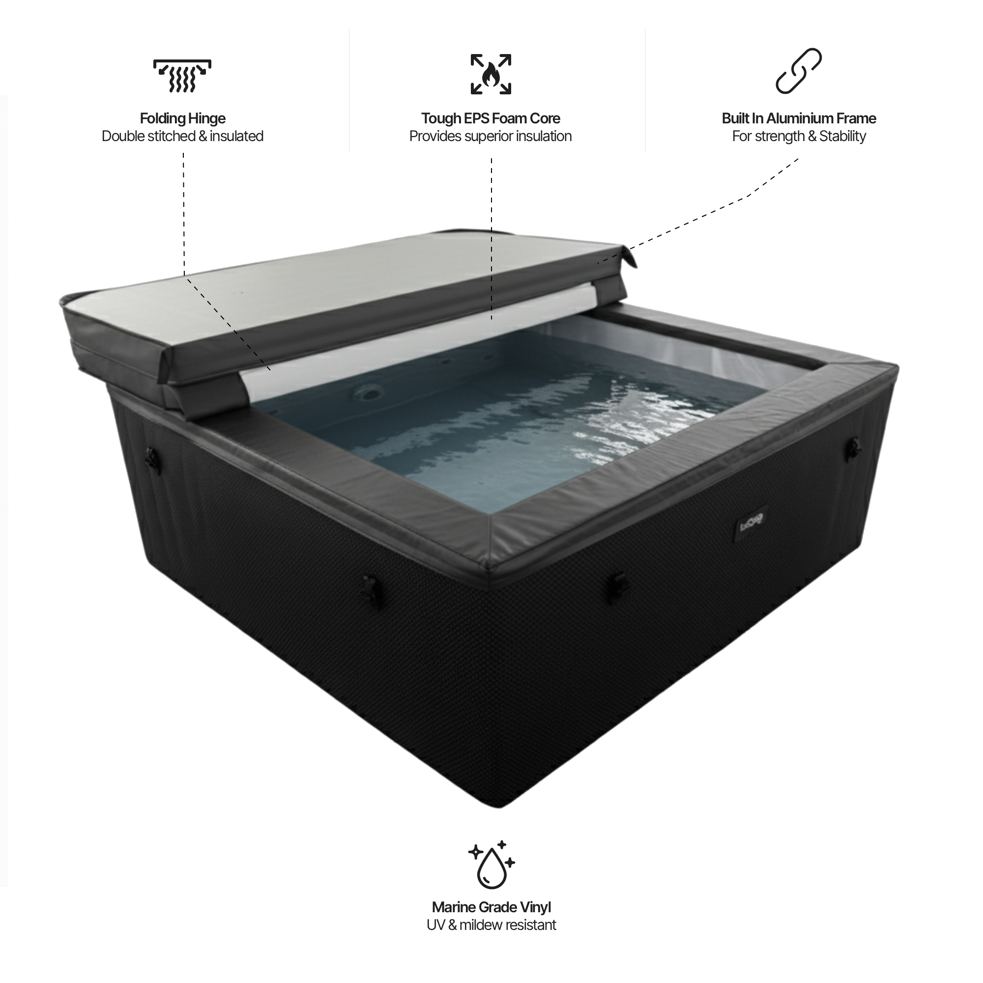 Premium All Weather Hot Tub Cover