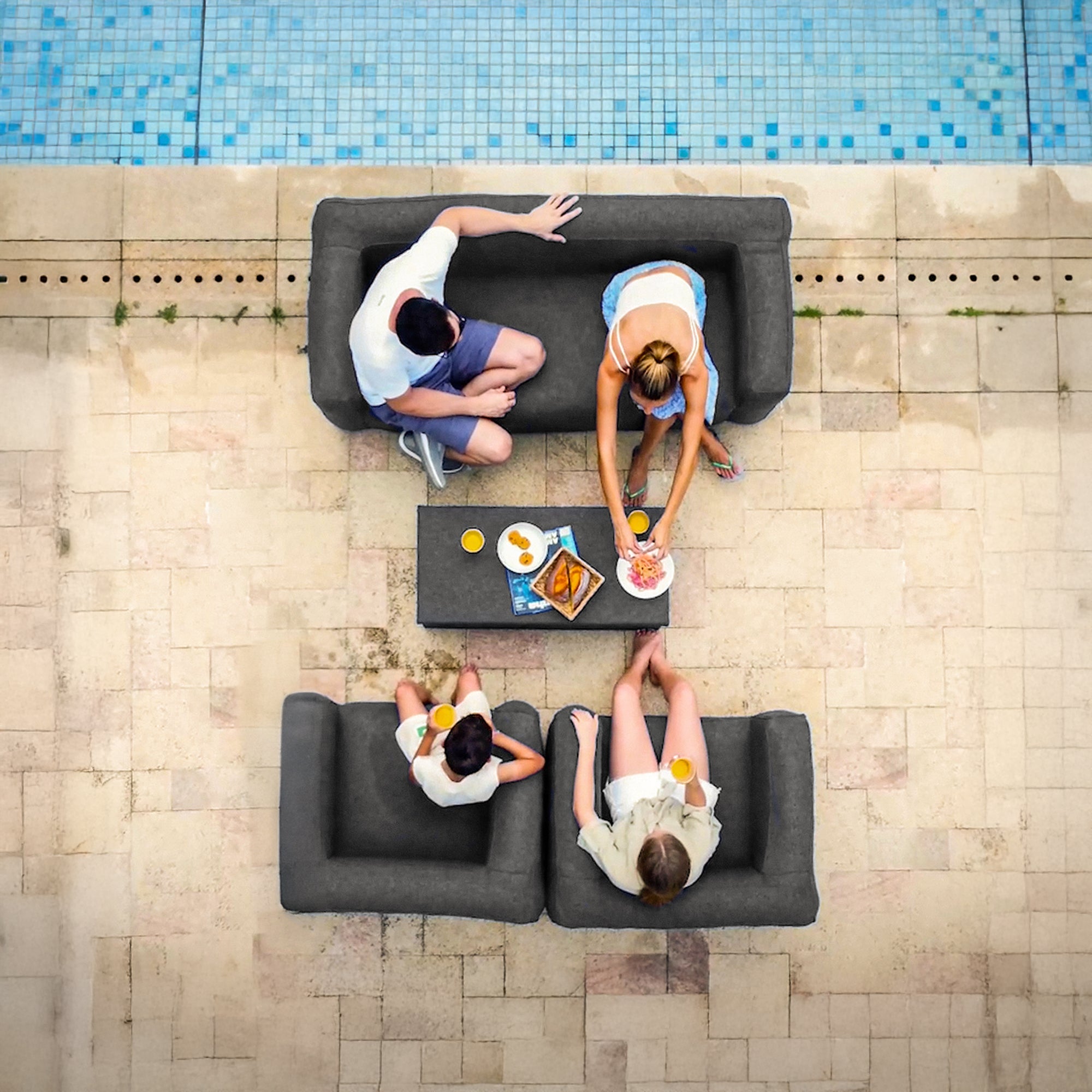 Chair and Double Sofa Set Wave Spas USA