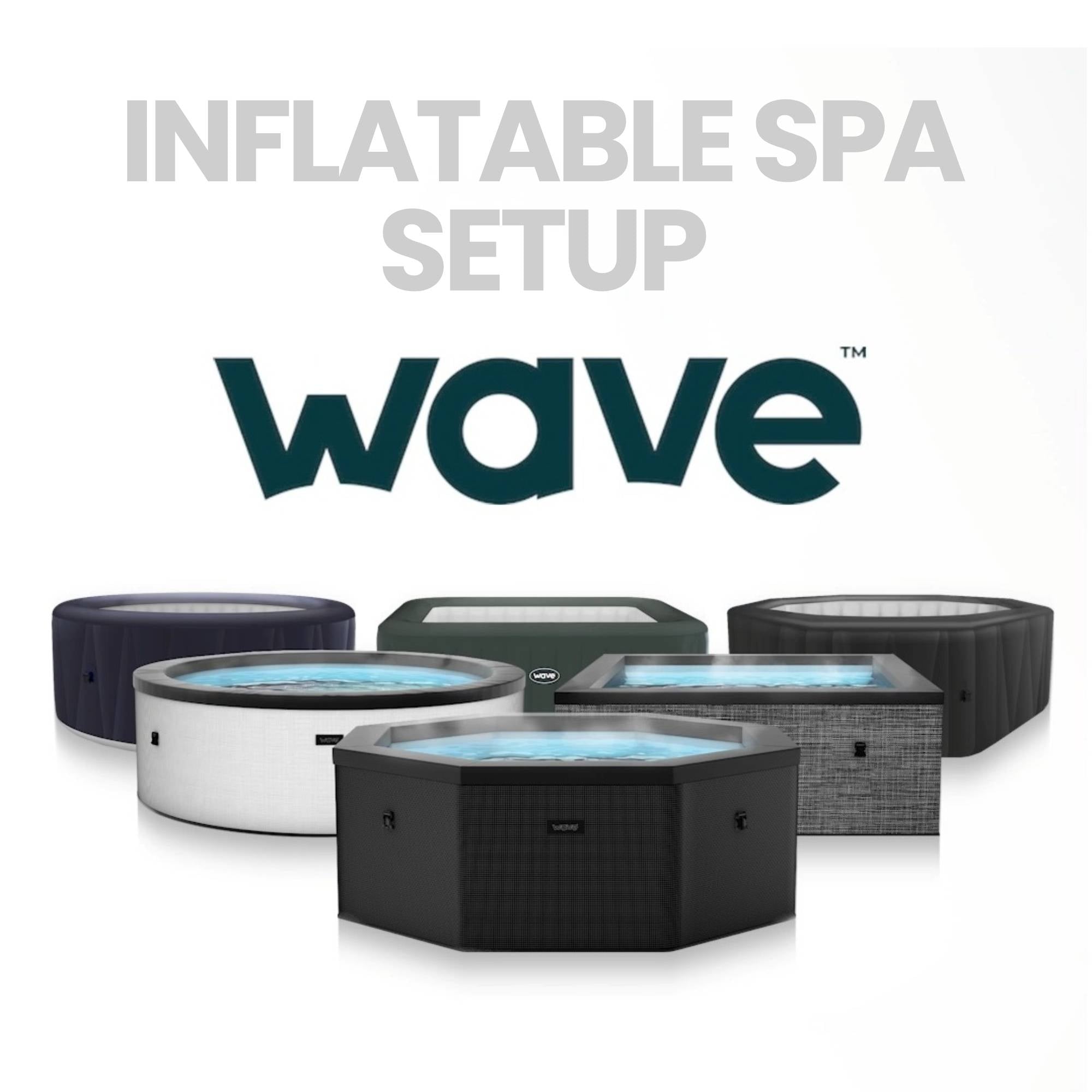 Pacific | 4/6-Person Inflatable Hot Tub | Built-In Integrated Heater