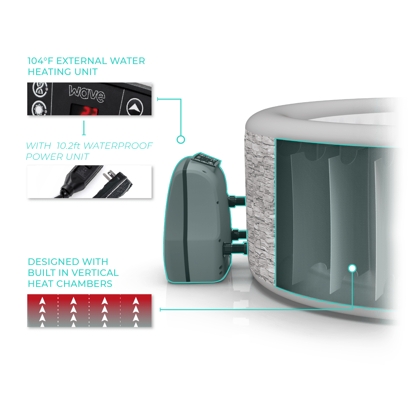 Hot Tub 1380w Heater Unit Replacement Wave Spas – Wave Spas USA