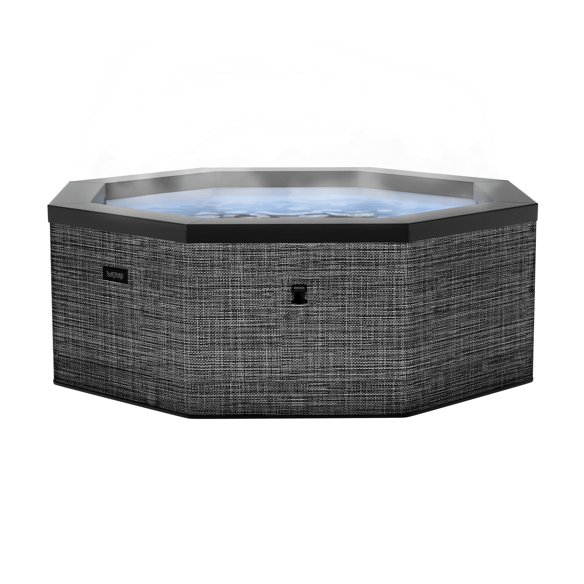 Como v2 | 6-Person Eco Foam Hot Tub | Integrated Heater | Flint Gray - Wave Spas USA