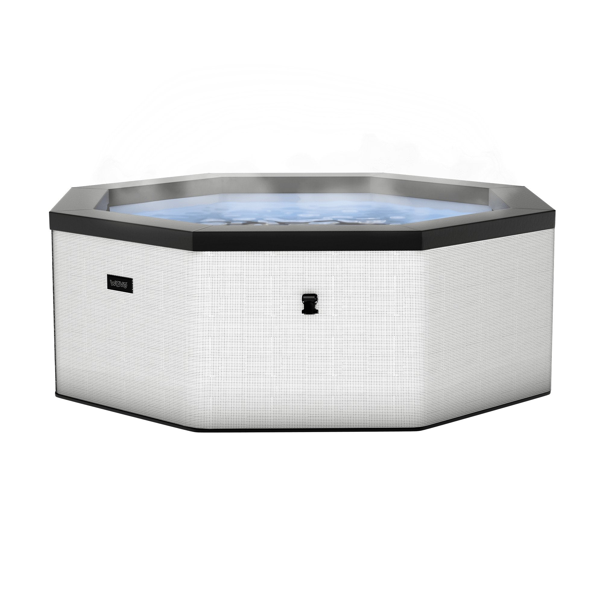 Como v2 | 6-Person Eco Foam Hot Tub | Integrated Heater | Pebble White - Wave Spas USA