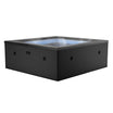 Garda v2 | 4/6-Person Eco Foam Spa | Integrated Heater | Charcoal Black - Wave Spas USA