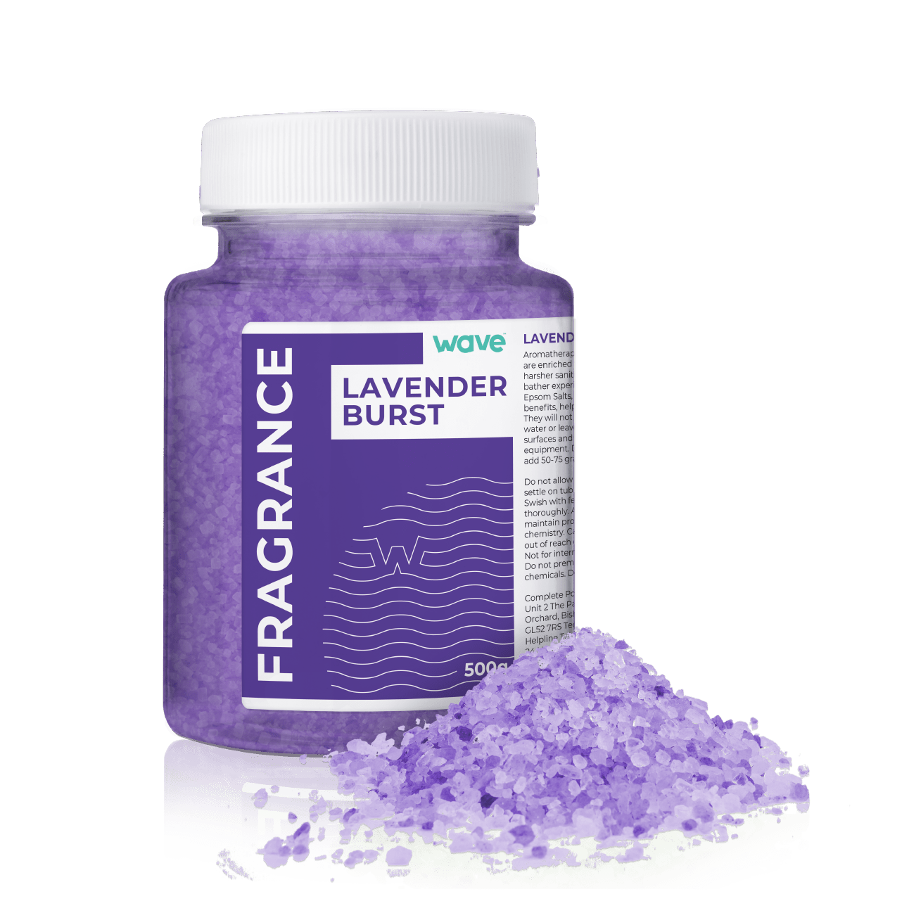 Hot Tub Aromatherapy Scent Crystals | Lavender Burst | 500g Aromatherapy Wave Spas