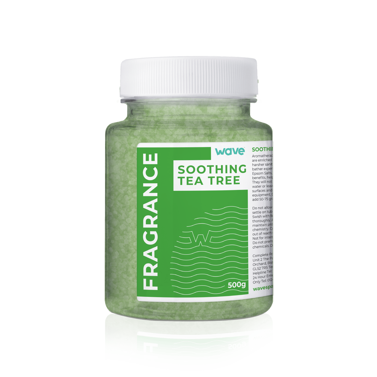 Hot Tub Aromatherapy Scent Crystals | Soothing Tea Tree | 500g Aromatherapy Wave Spas