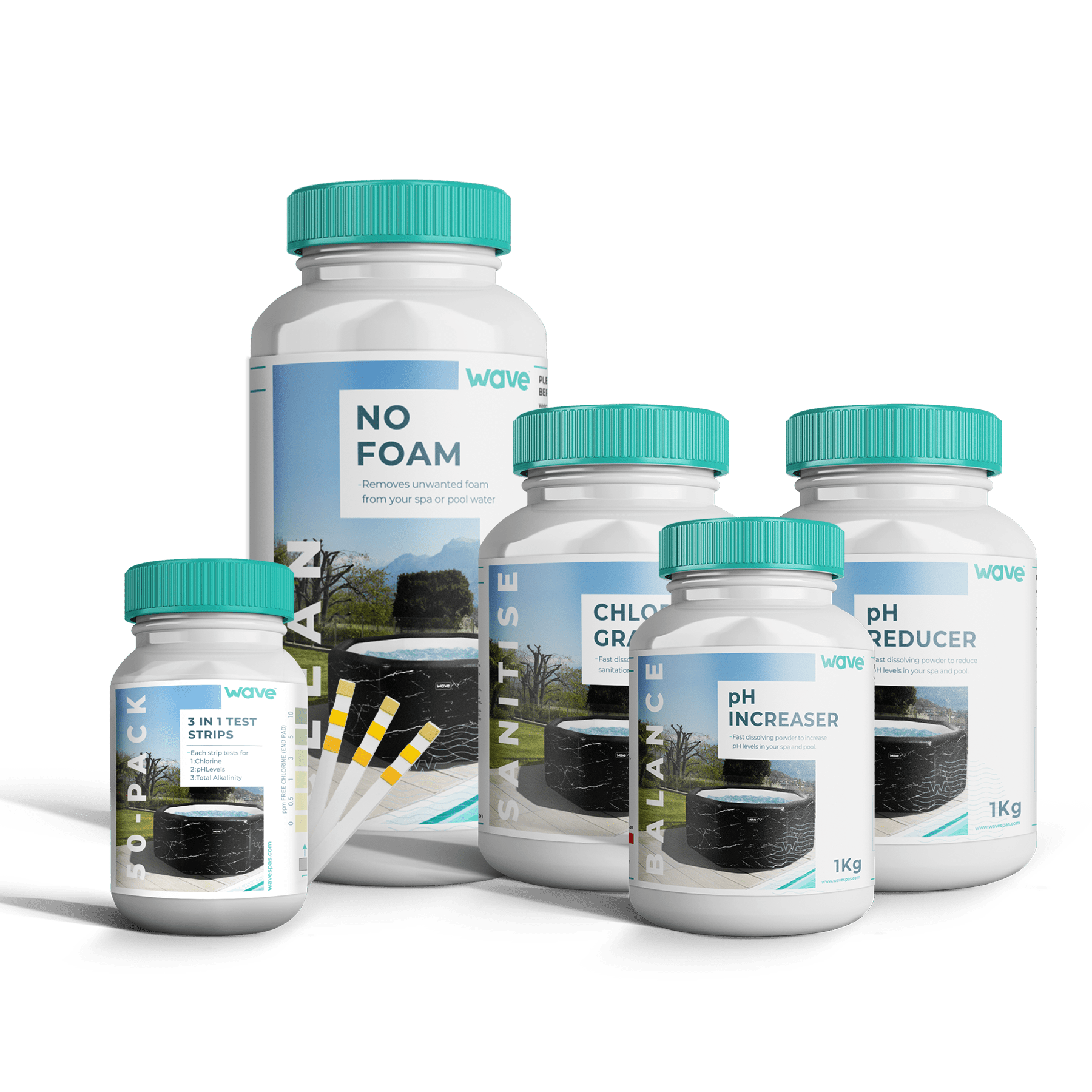 Hot Tub Chemical Starter Kit The Kilo Collection Wave Spas