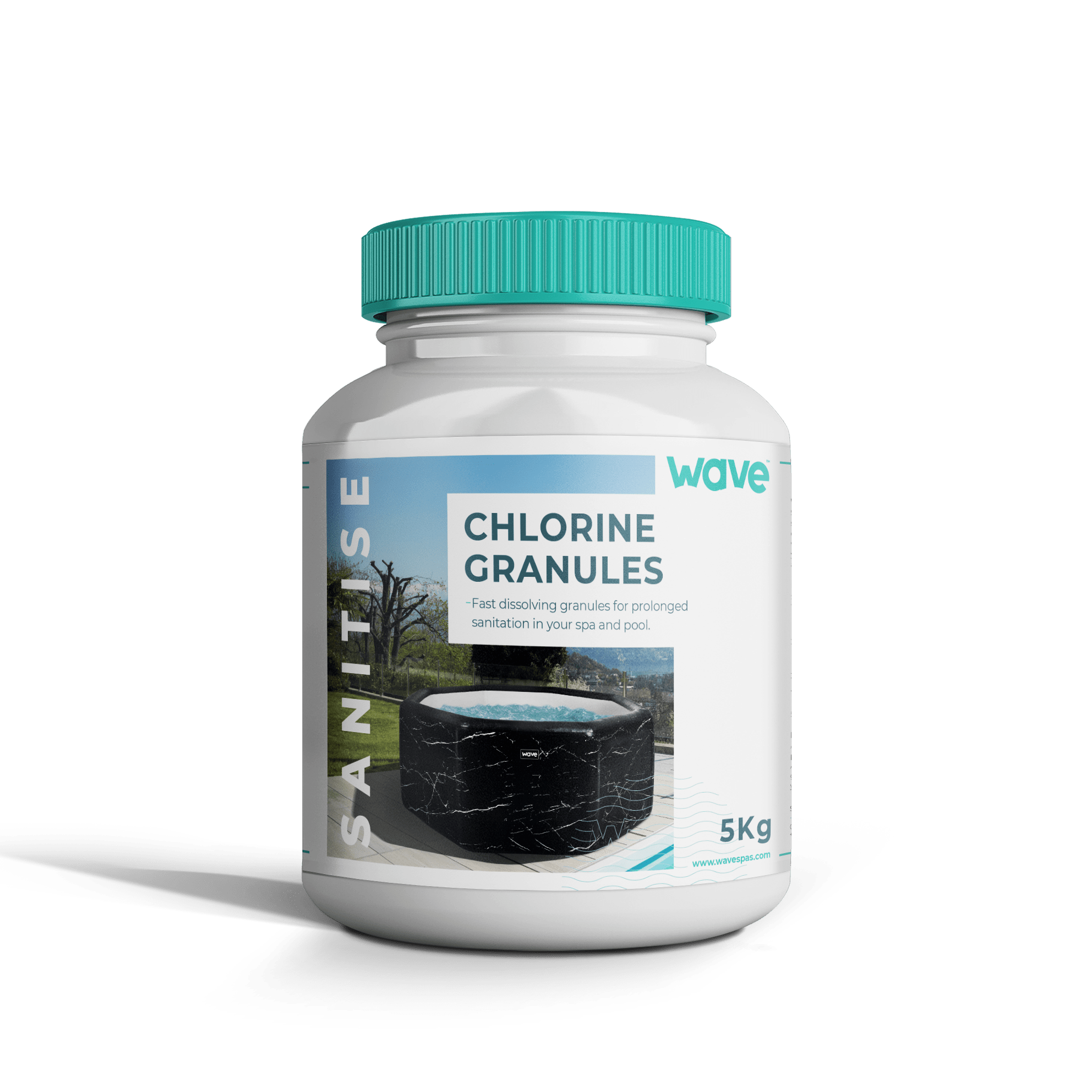 Hot Tub Chlorine Granules 5KG Wave Spas