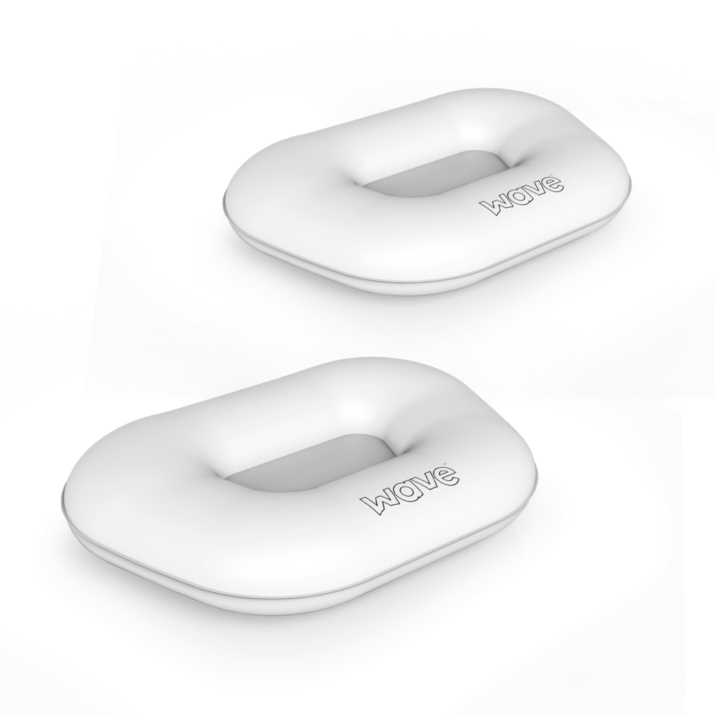 Inflatable Seat Cushion/Floating Tray | White Seats Wave Spas 2 Pack