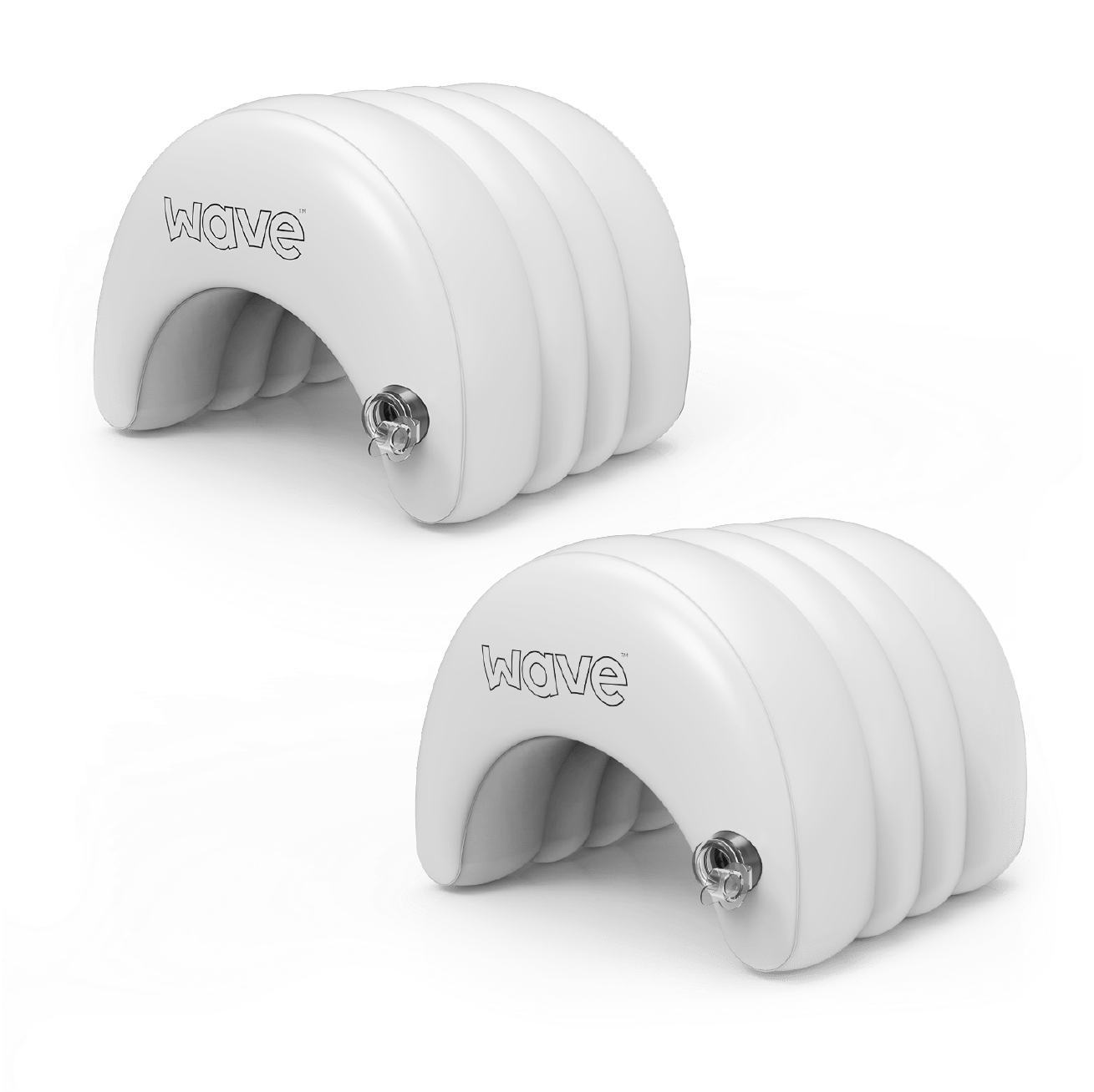 Inflatable Spa Head Rest Pillow | 2 Pack | White - Head Rest - Wave Spas USA