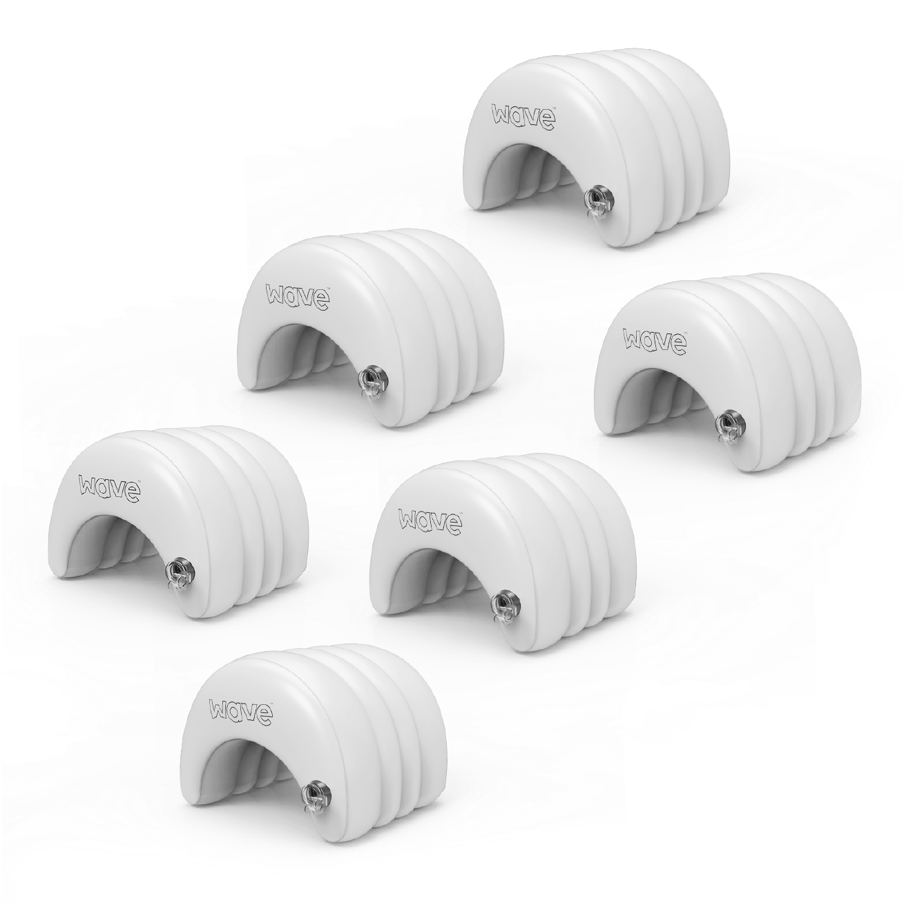 Head Rest Pillow | White Head Rests Wave Spas 6 Pack