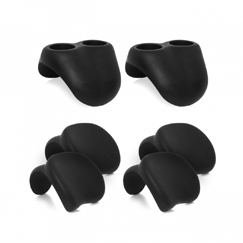 Comfort Pack | 2 Drinks Holders, 4 Head Rests Head Rests & Drinks Holders Wave Spas Black