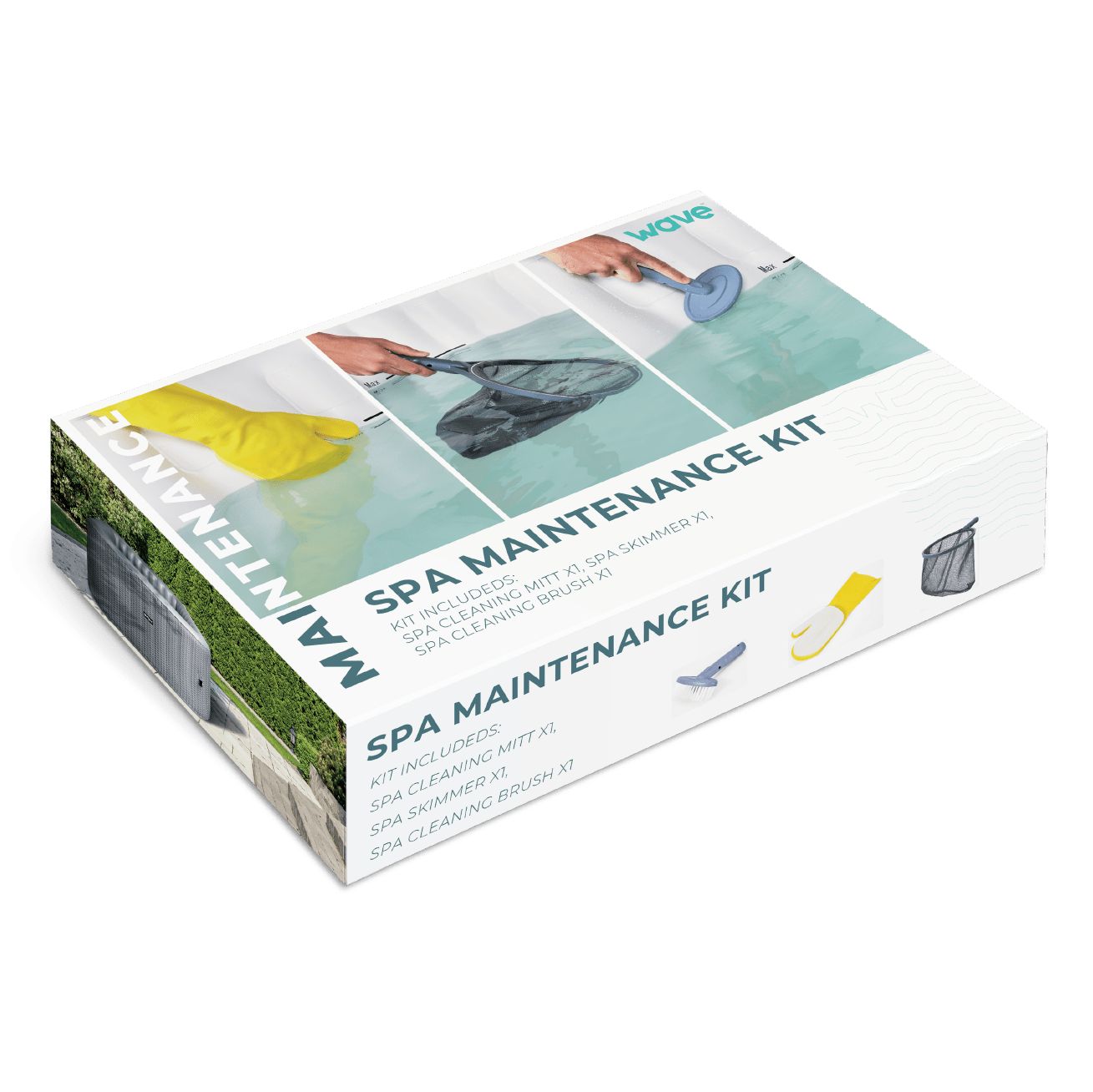 Cleaning Kit | Cleaning Mitt, Net, Brush Cleaning & Maintenance Wave Spas