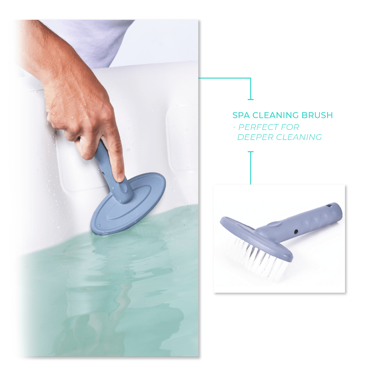 Cleaning Kit | Cleaning Mitt, Net, Brush Cleaning & Maintenance Wave Spas
