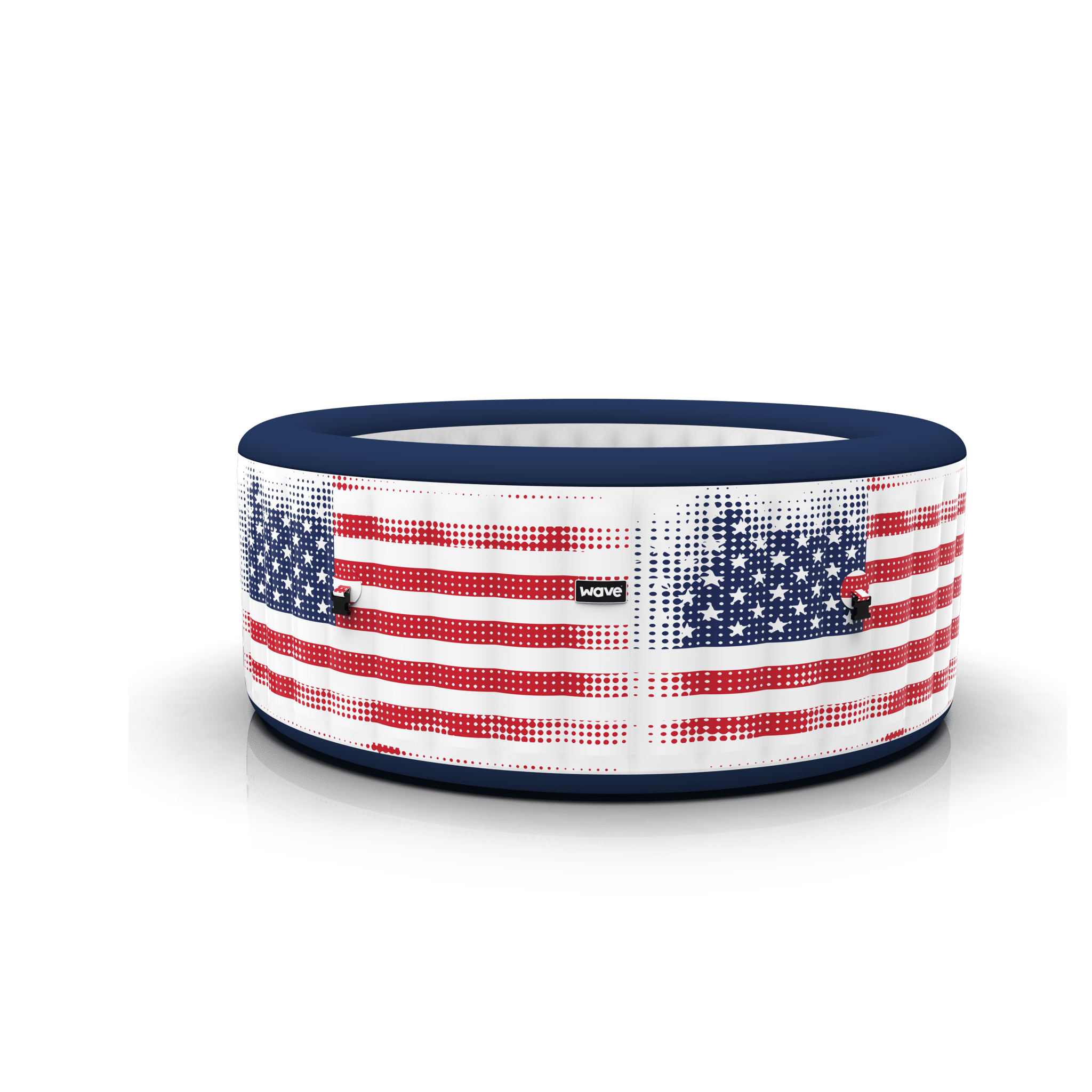 Wave Spa Atlantic 4 Person USA Flag External Liner - Body Replacement - Hot Tub Liner - Wave Spas USA