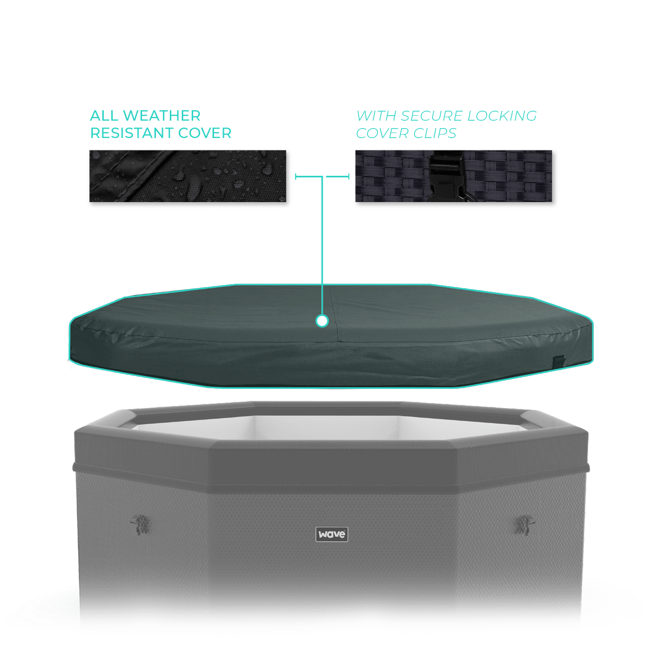 Wave Spa Cover - Swift Rigid Foam Hot Tub - Wave Spas USA