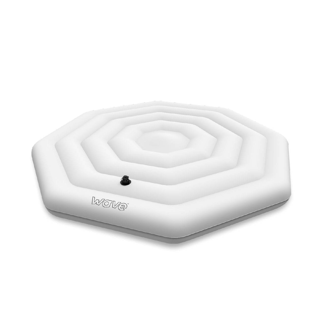 Thermally Efficient Inflatable Cover | Octagon | 6 Person | White Inflatable Covers Wave Spas