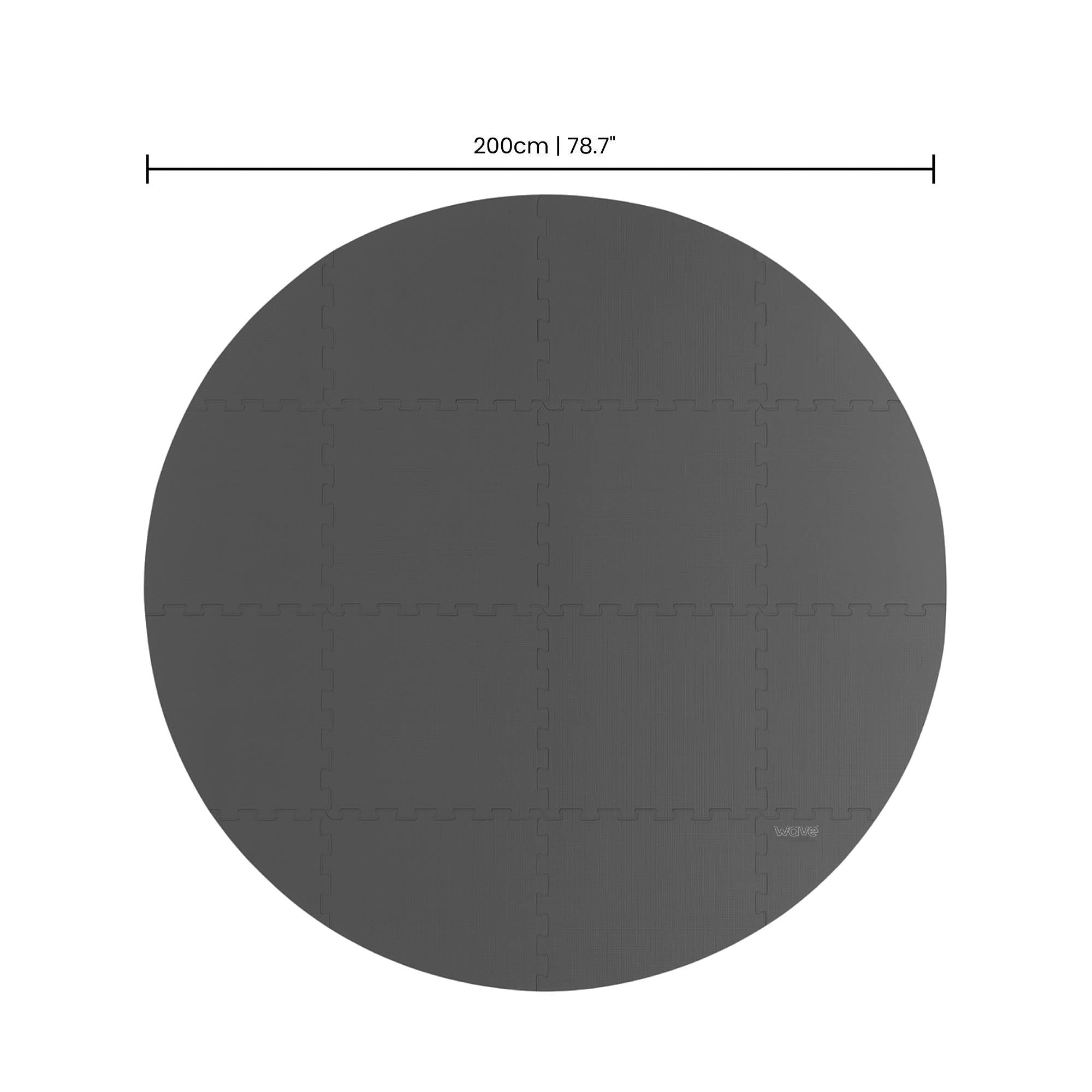 Insulating Floor Foam Mat | Round | 16 Pieces Insulating Floor Mat Wave Spas