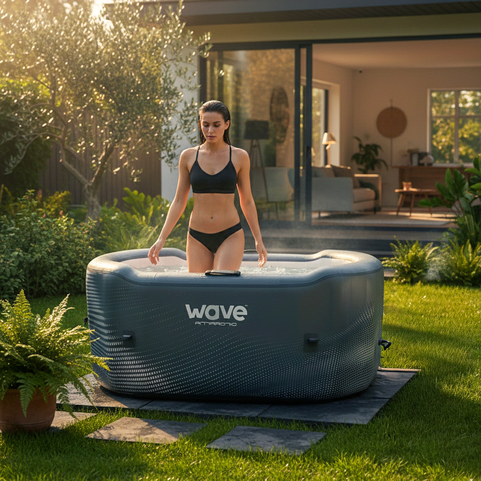 Wave Antarctic Drop Stitch Ice Bath – Premium Cold Therapy Tub for