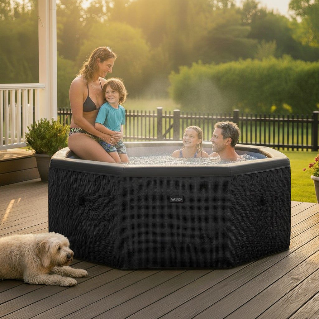 Como | 6-Person Eco Foam Hot Tub | Built-In Integrated Heater