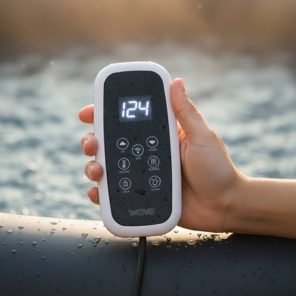 Wave Handheld Wi-Fi Controller for 2025 Foam Hot Tubs | Upgrade