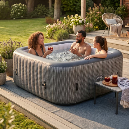 Pacific | 4/6-Person Inflatable Hot Tub | Built-In Integrated Heater