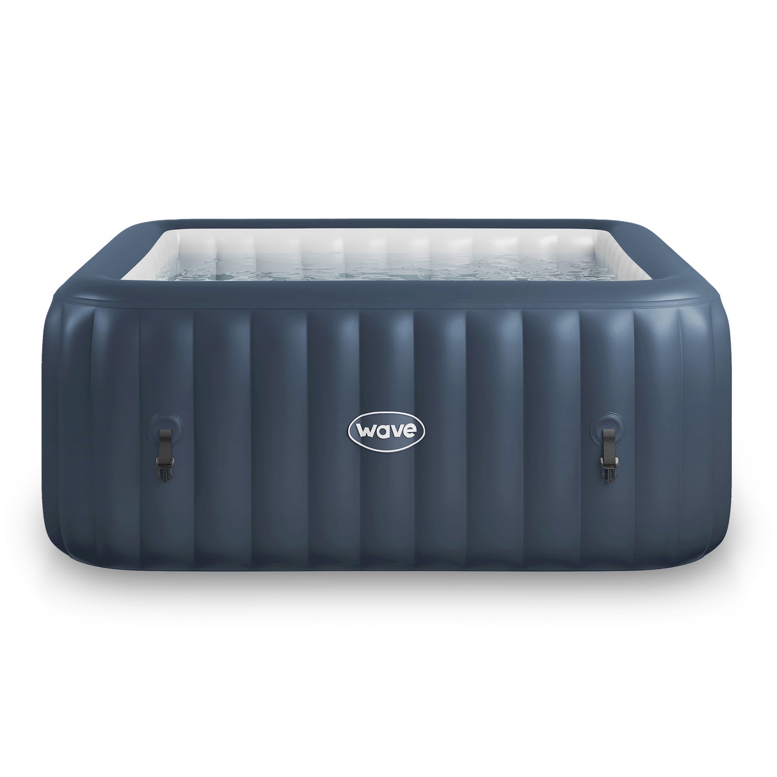 Pacific| 4/6 Person Inflatable Hot Tub | Built-In Integrated Heater |Navy