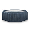 Aegean | 6-Person Inflatable Hot Tub | Built-In Integrated Heater | Navy