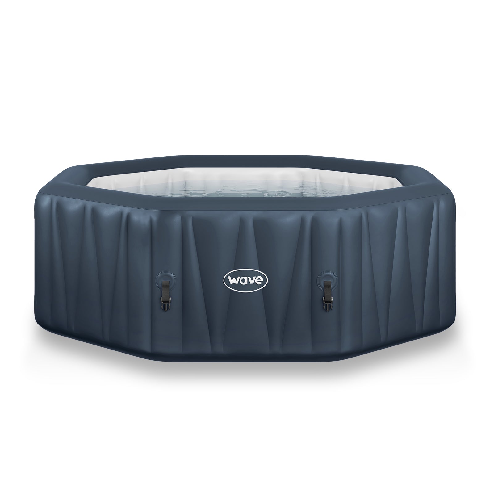 Aegean | 6-Person Inflatable Hot Tub | Built-In Integrated Heater | Navy