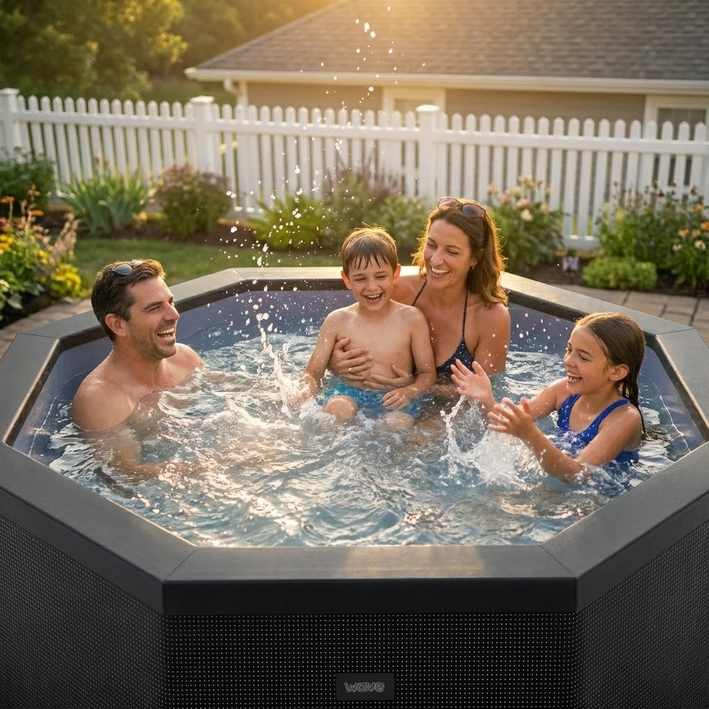 Como | 6-Person Eco Foam Hot Tub | Built-In Integrated Heater