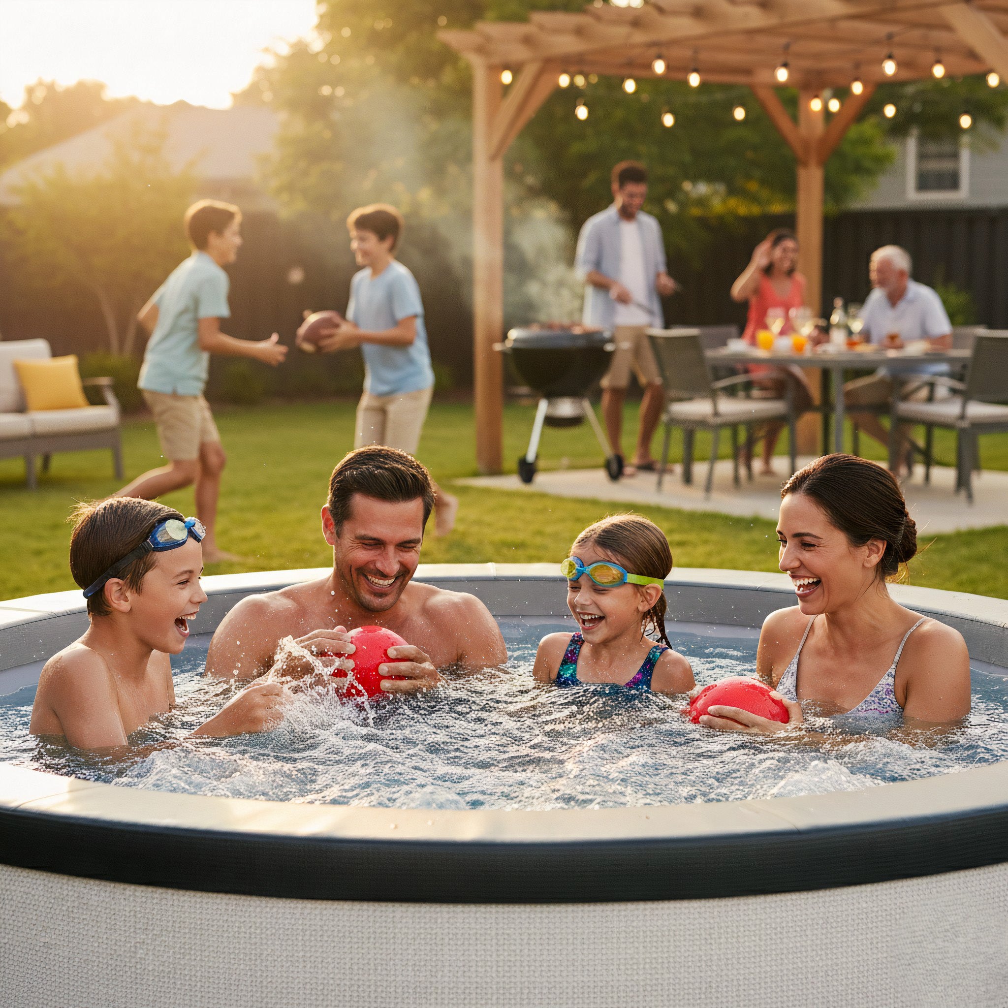 Tahoe | 4/6-Person Eco Foam Hot Tub | Built-In Integrated Heater