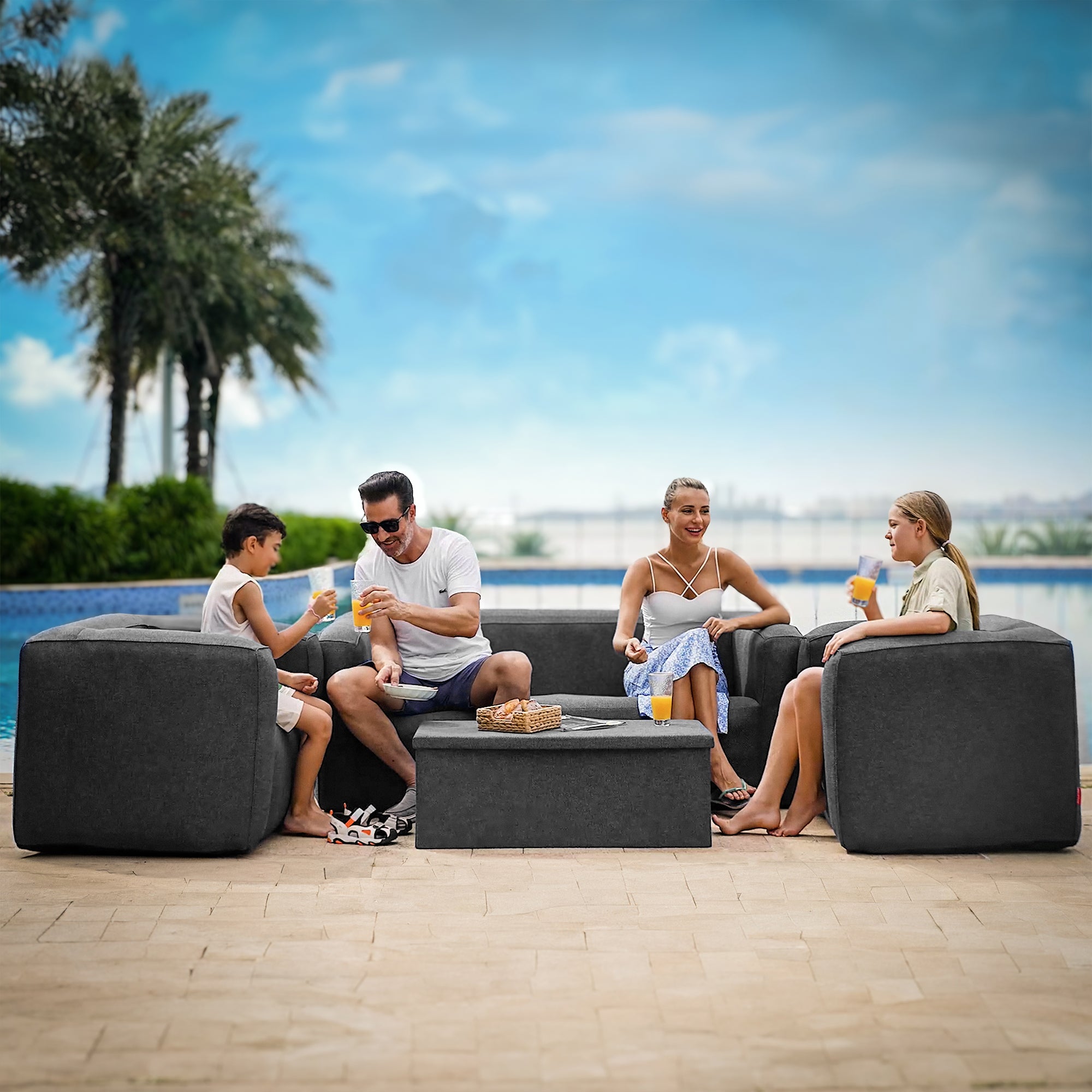 Chair and Double Sofa Set Wave Spas USA