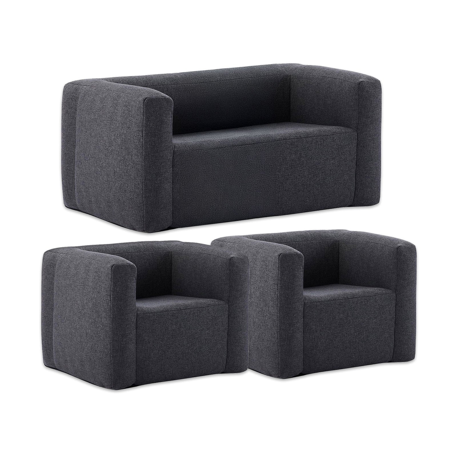 Chair and Double Sofa Set Wave Spas USA Grey Chair & Sofa | Pre Order W/C 14th July