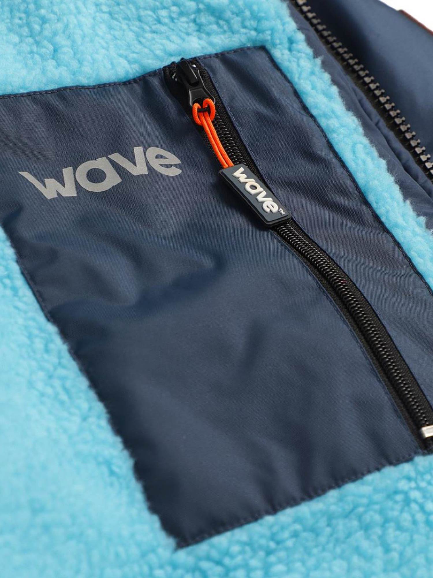 Fleece-Lined Changing Robe | Unisex | Navy  Wave Spas USA   