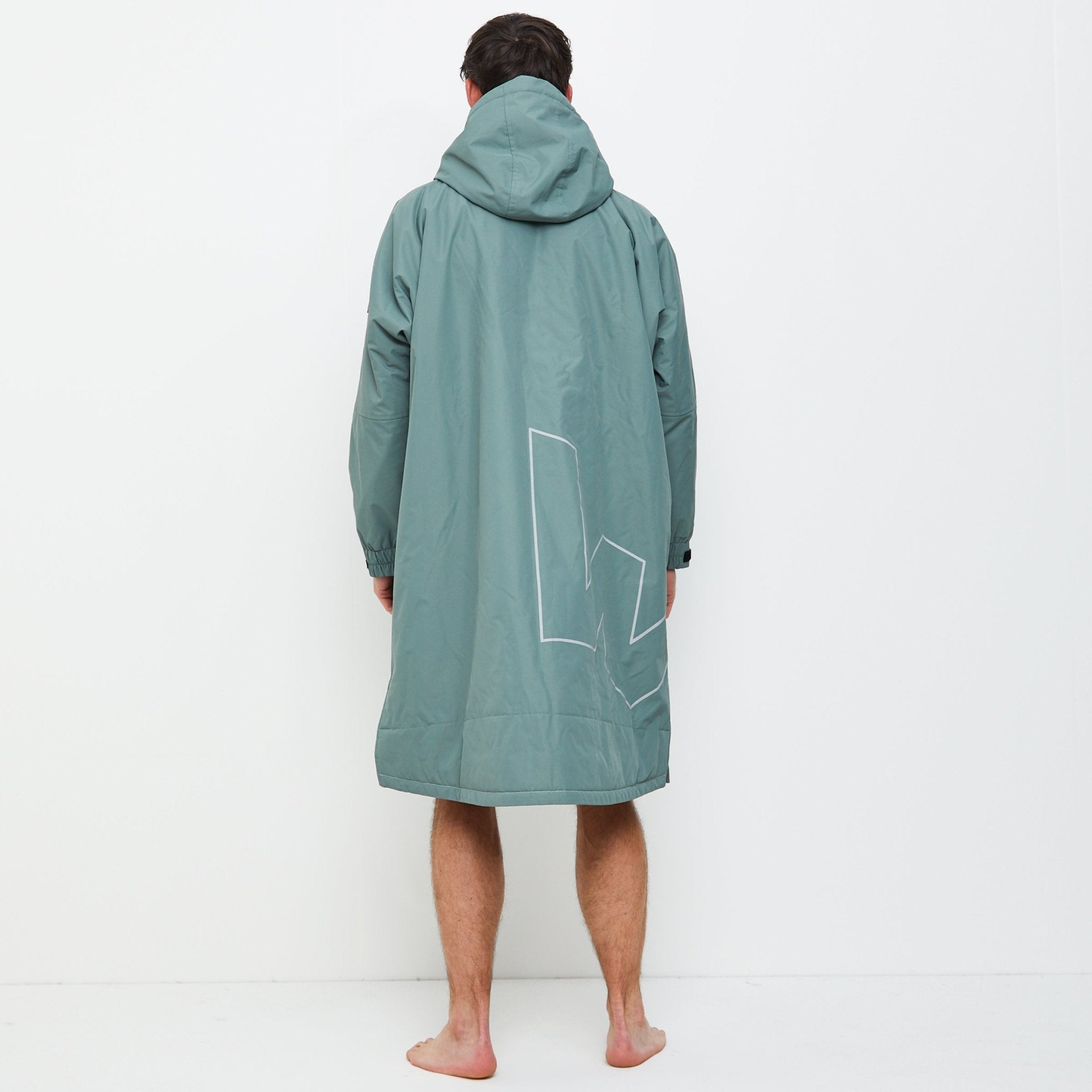 Fleece-Lined Changing Robe | Unisex | Sage Robes Wave Spas USA   