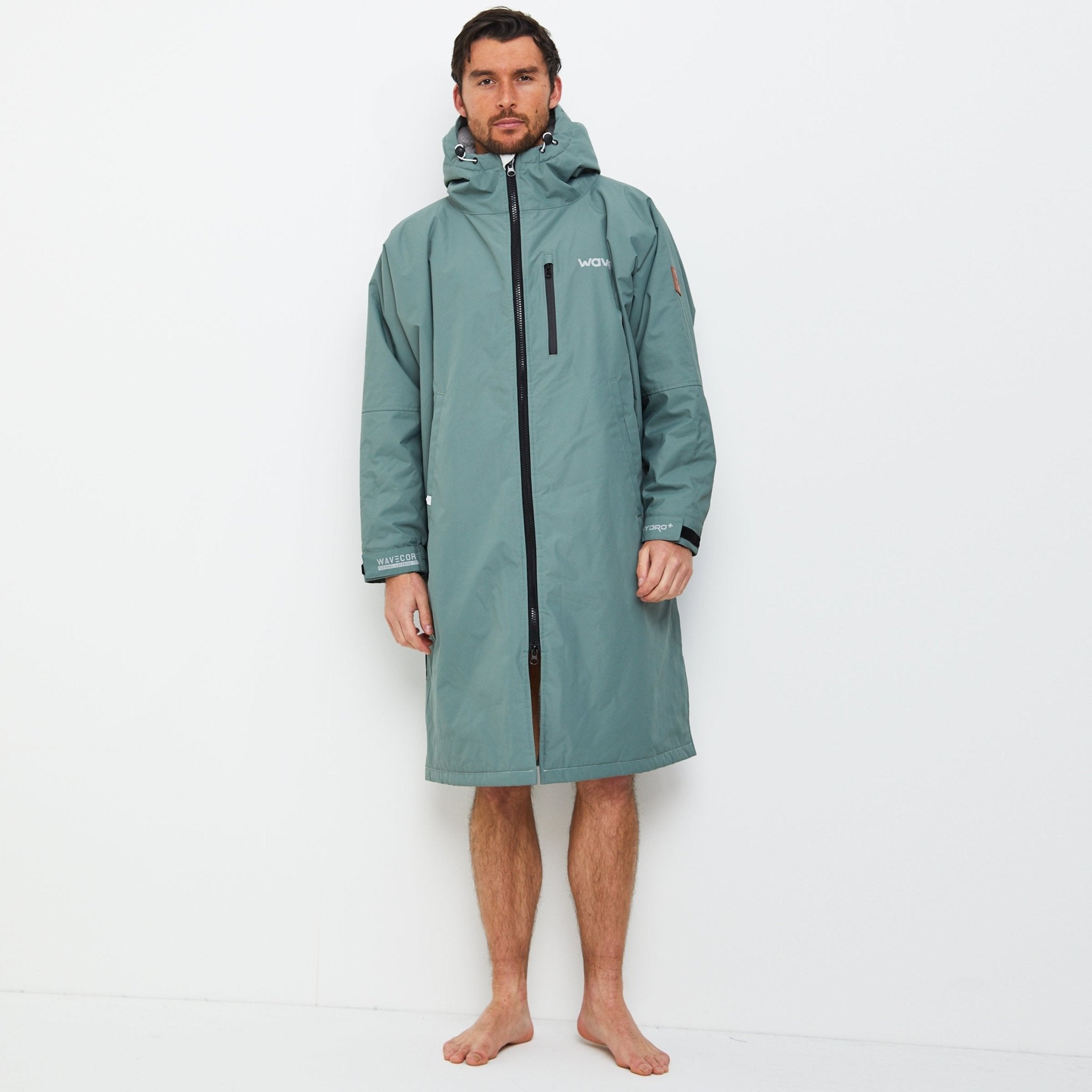 Fleece-Lined Changing Robe | Unisex | Sage Robes Wave Spas USA   