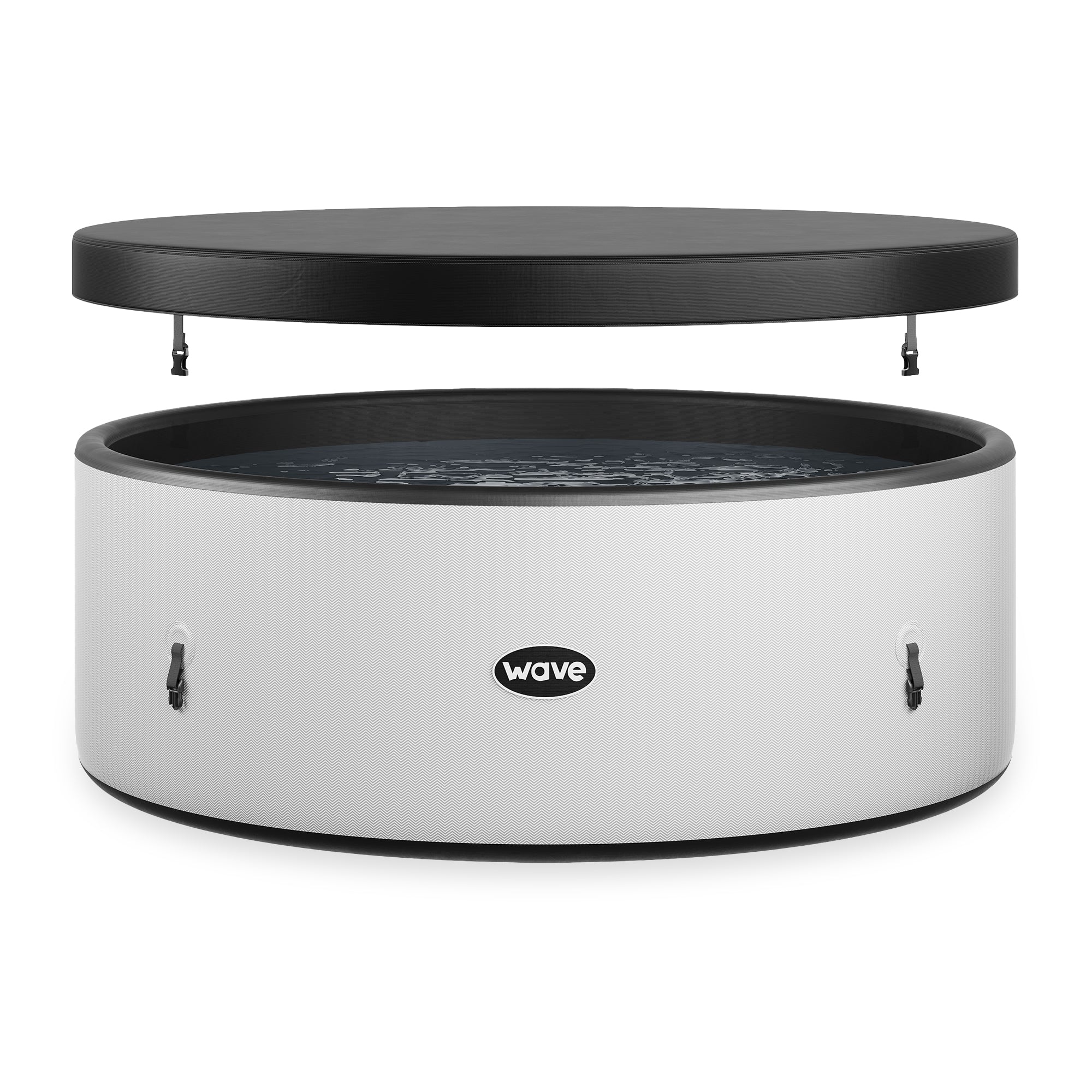 Ontario | 4/6 Person Round Drop Stitch Hot Tub | Herringbone Wave Spas USA
