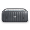 Pacific | 4/6-Person Inflatable Hot Tub | Built-In Integrated Heater | Dark Gray Inflatable Spa Wave Spas