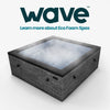 Tahoe 4/6 Person Eco Foam Spa | External Heater | Charcoal Black Eco Foam Spas Wave Spas