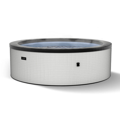 Tahoe | 4/6-Person Eco Foam Hot Tub | Built-In Integrated Heater Eco Foam Spas Wave Spas Graphite Gray Standard 4 Person | 61x27"