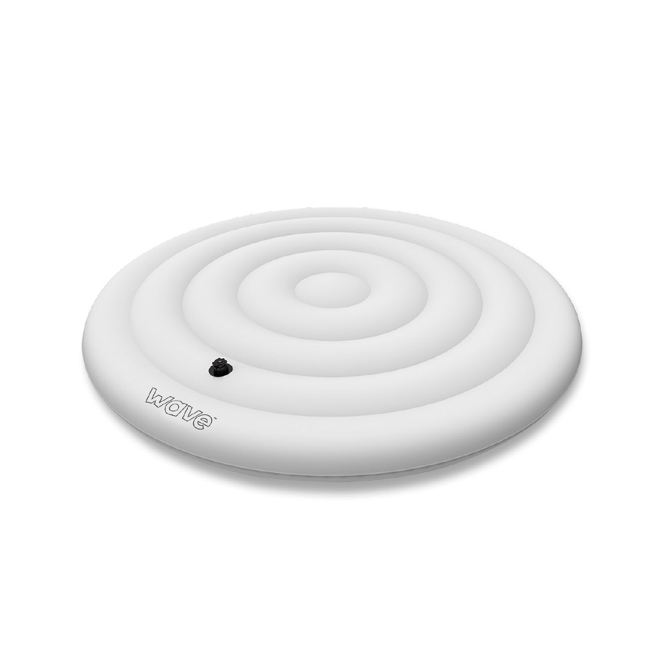 Thermally Efficient Inflatable Cover | Round | 4 Person | White | 127cm - Inflatable Covers - Wave Spas USA