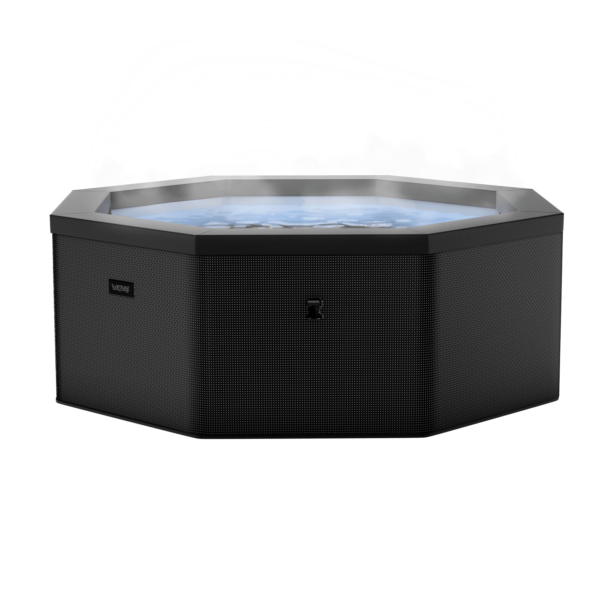 Como v2 | 6-Person Eco Foam Hot Tub | Integrated Heater | Charcoal Black - Wave Spas USA