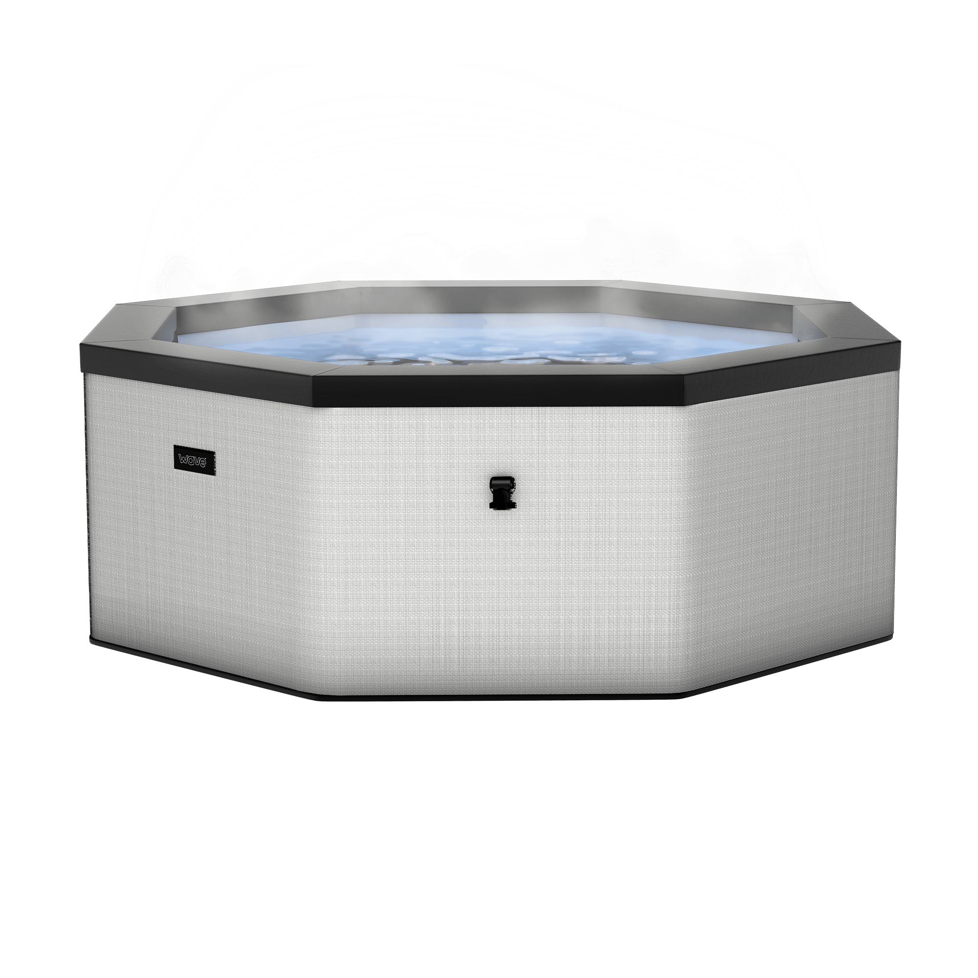 Como v2 | 6-Person Eco Foam Hot Tub | Integrated Heater | Graphite Gray - Wave Spas USA