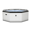 Como | 6-Person Eco Foam Hot Tub | Built-In Integrated Heater | Pebble White Eco Foam Spas Wave Spas   