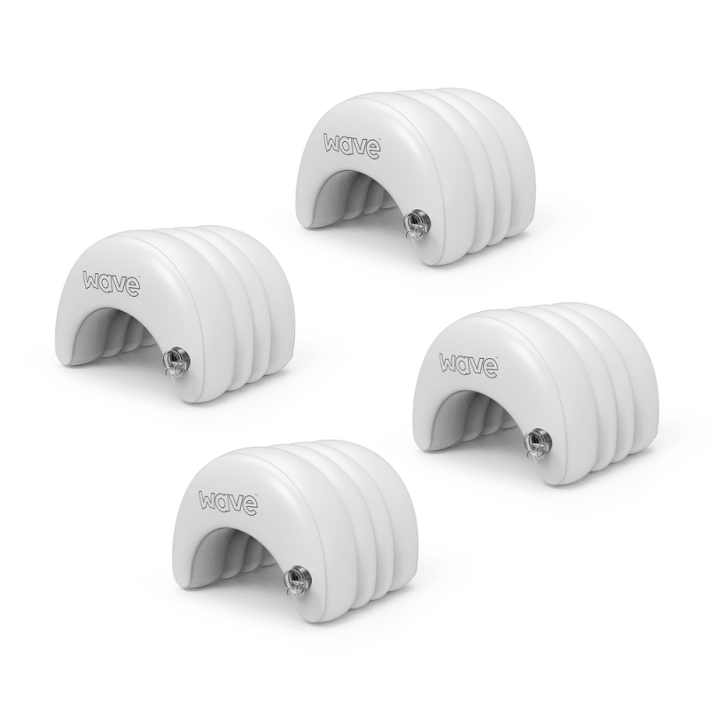Inflatable Spa Head Rest Pillow | 4 Pack | White - Head Rest - Wave Spas USA
