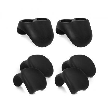 Comfort Pack | 2 Drinks Holders, 4 Head Rests Head Rests & Drinks Holders Wave Spas Black