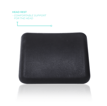 2-in-1 Head Rest & Drinks Holder | Osaka | Black Head Rests Wave Spas