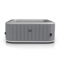 Pacific 4 Person Inflatable Hot Tub | Grey Rattan - Inflatable Spa - Wave Spas USA