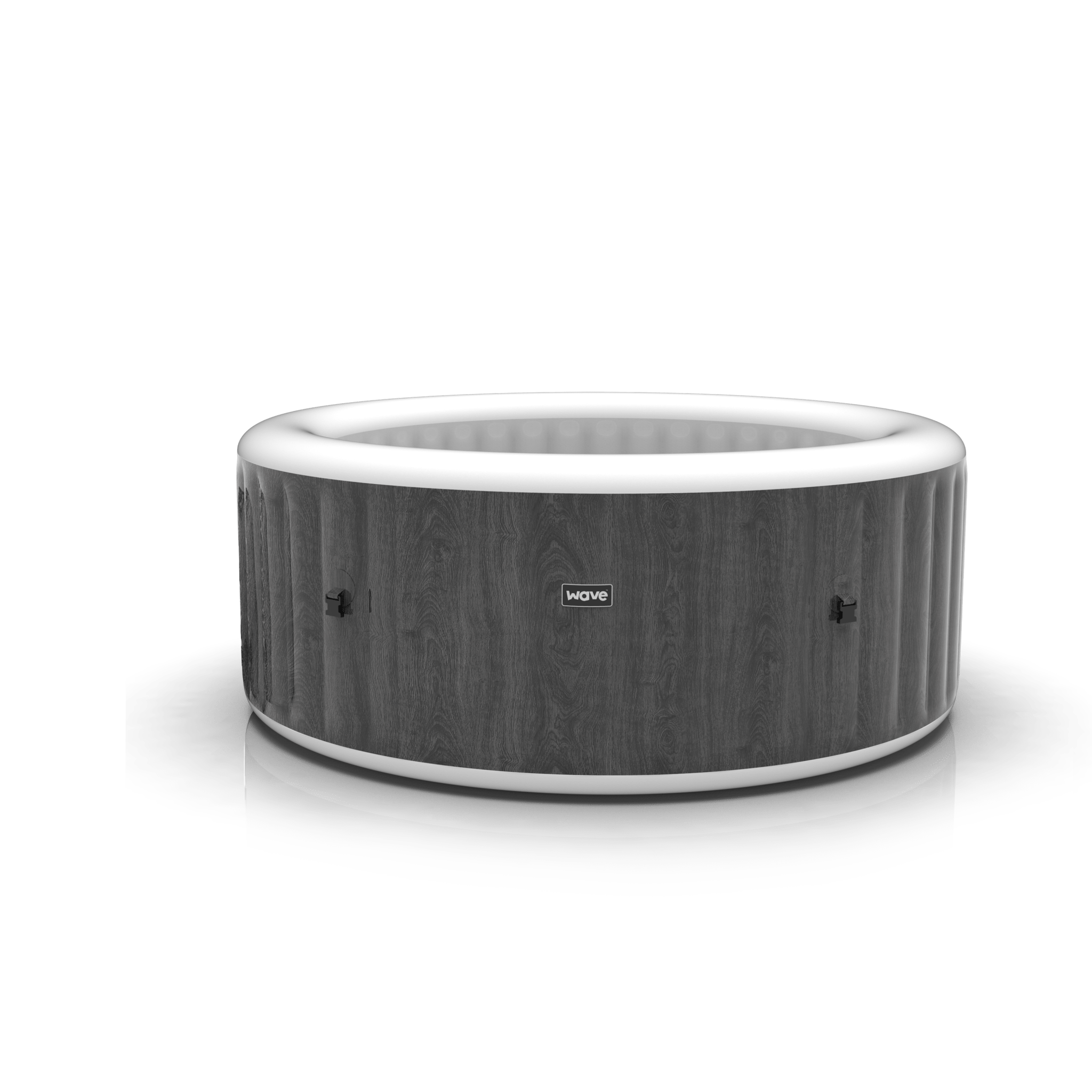 Wave Spa Atlantic 4 Person Grey Wood External Liner - Body Replacement - Hot Tub Liner - Wave Spas USA