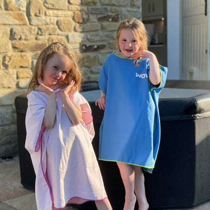Kids Changing Robe | Blue Robes Wave Spas   